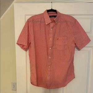 Nautica Men's Red Checkered Shirt